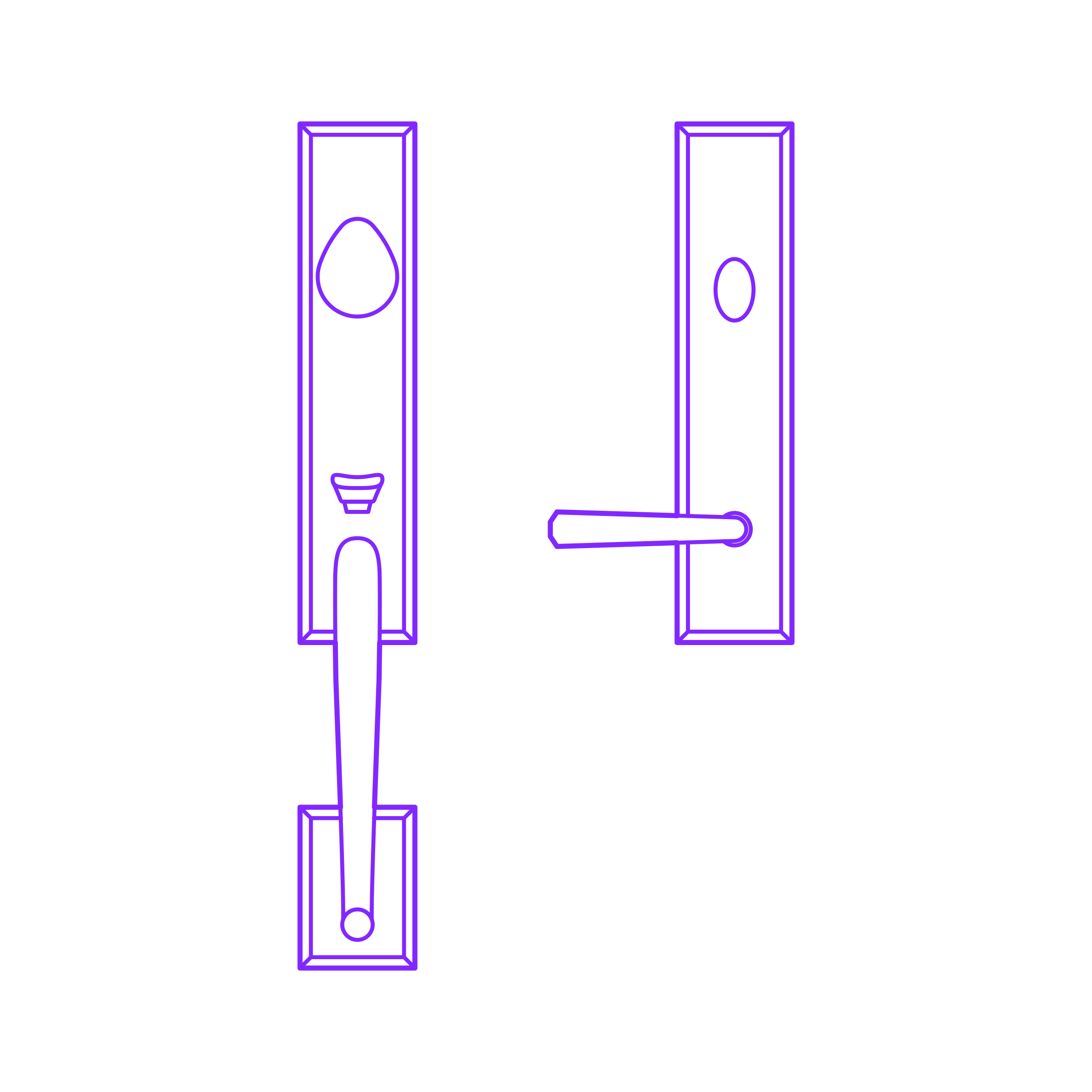 Buildings Door Entry Sets San Jose Door Handleset Outline Svg Vector Free Vectors